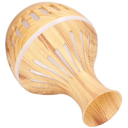 300ml Humidifier USB Powered Wood Grain Aromatherapy Diffuser with 7 Colors LED Light 5V 1A V1294-YM0523-3113220001611