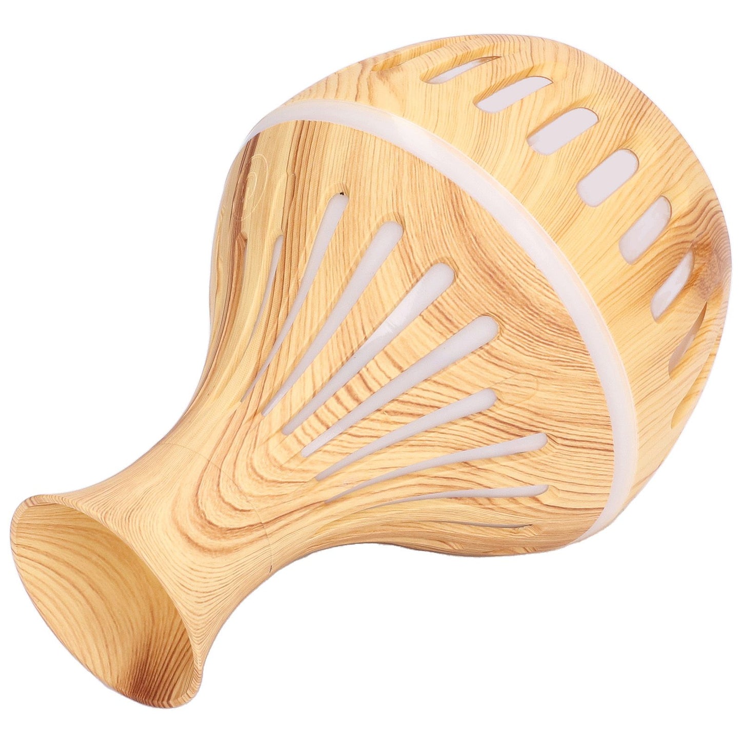 300ml Humidifier USB Powered Wood Grain Aromatherapy Diffuser with 7 Colors LED Light 5V 1A V1294-YM0523-3113220001611