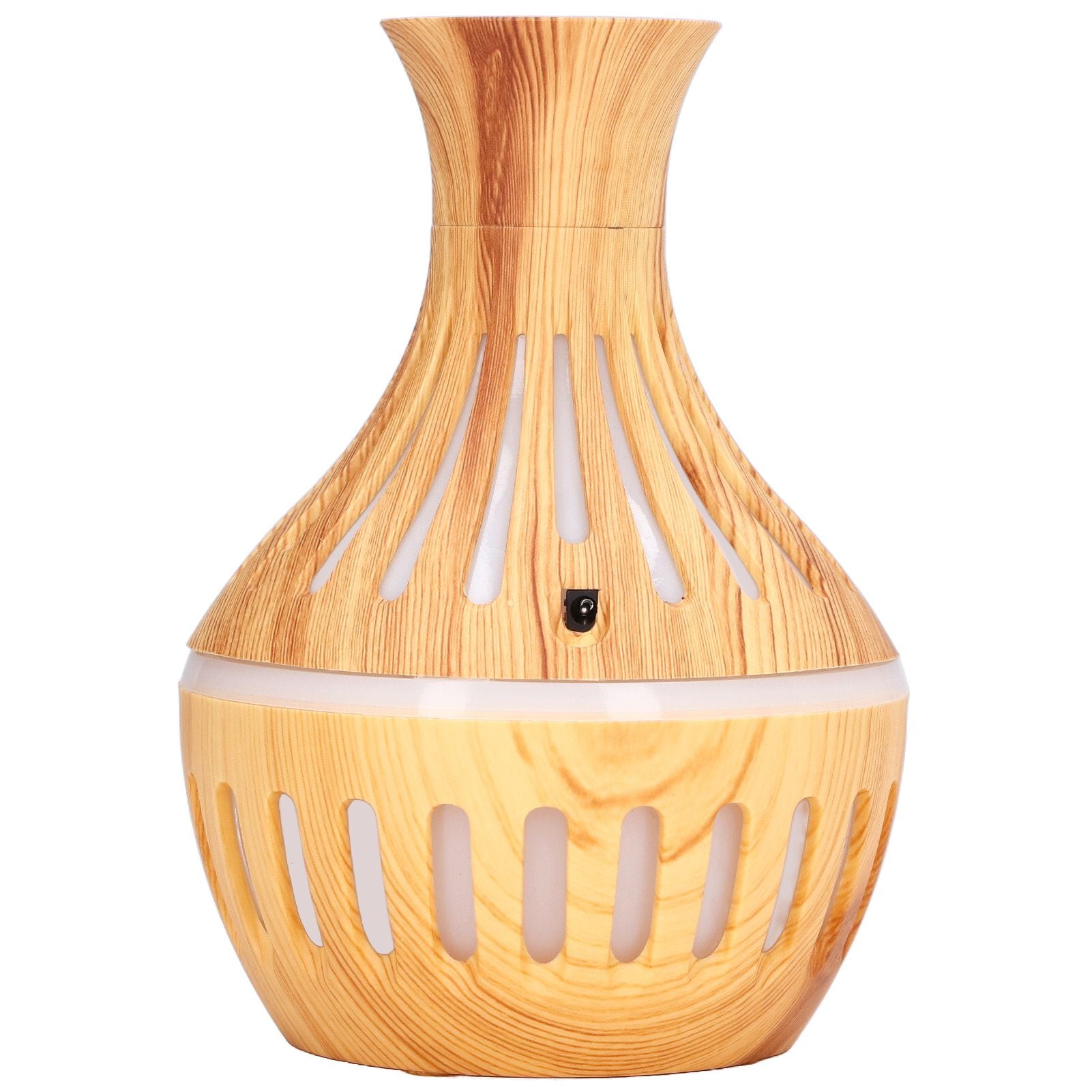 300ml Humidifier USB Powered Wood Grain Aromatherapy Diffuser with 7 Colors LED Light 5V 1A V1294-YM0523-3113220001611