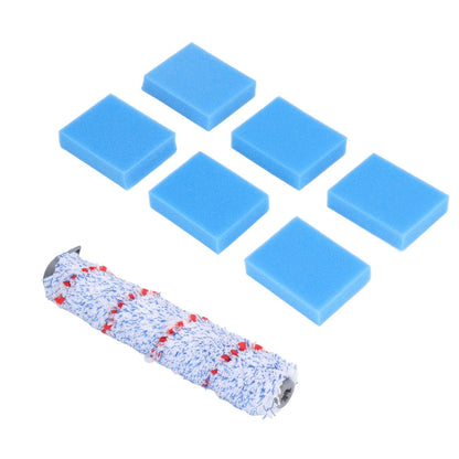 Brush Roller Filter Sponges Set for HF10E-01 Vacuum Cleaner Part Accessories Replacement V1294-YM0523-3113220002311