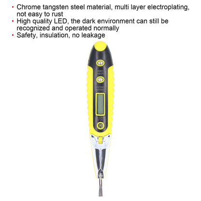 LED Multifunctional Digital Electric Tester Pen 12-220V Non Contact Circuit Voltage Detector for Household V1294-YM0523-3113220002711