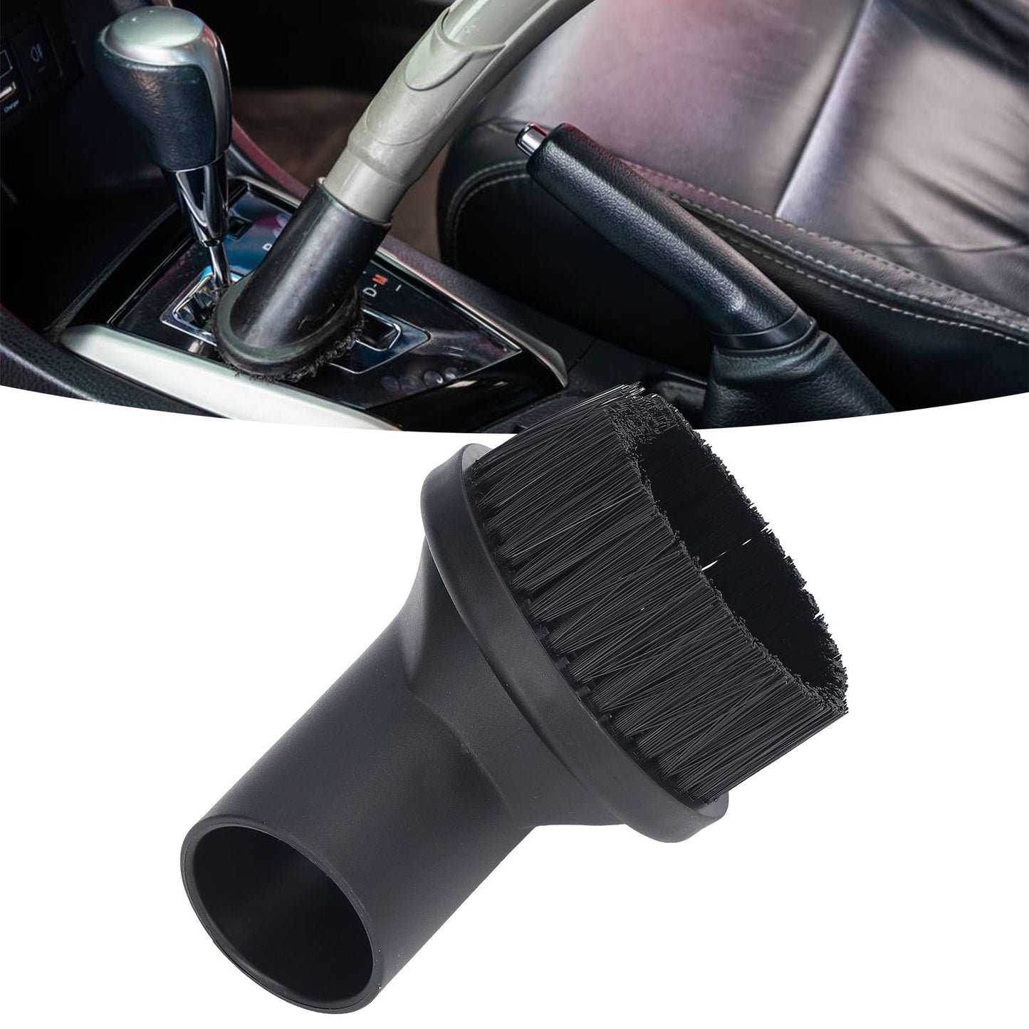 3pcs Vacuum Cleaner Round Brush 35mm / 1.38in Inner Diameter Round Dust Brush Vacuum Cleaner Attachment V1294-YM0523-3113220003711