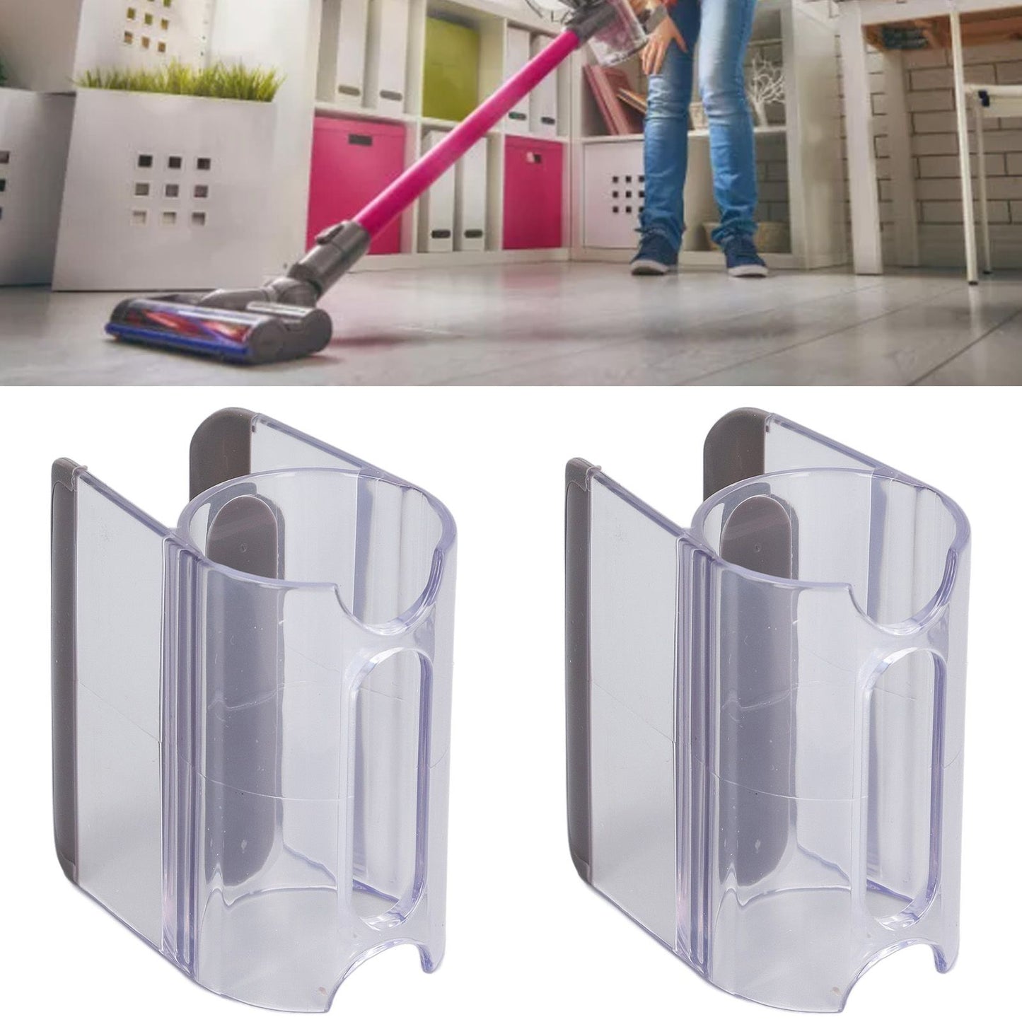 2PCS Vacuum Cleaner Attachment Stick Clip Vacuum Cleaner Accessory Holder for V7 V8 V10 V11 V1294-YM0523-3113220003911