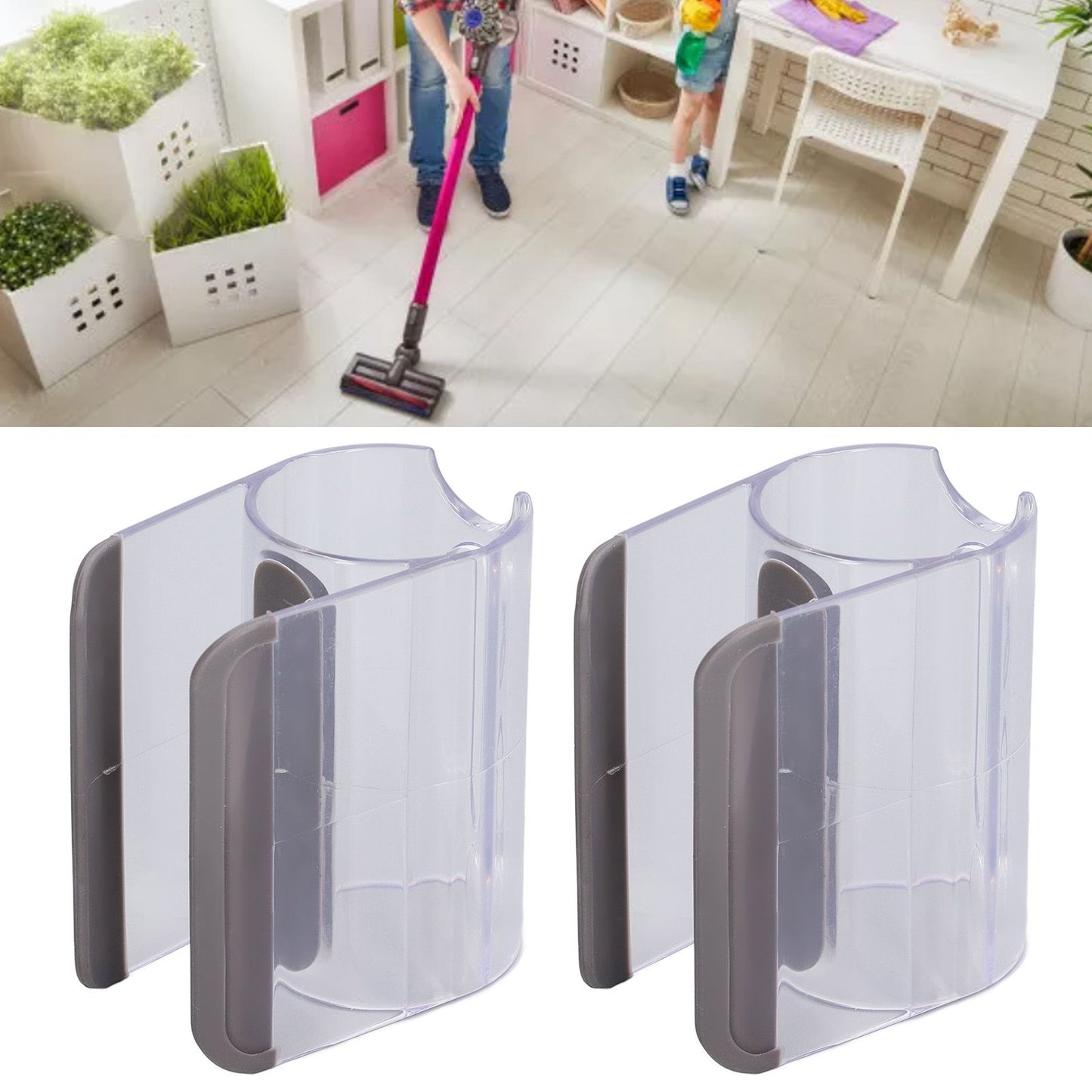 2PCS Vacuum Cleaner Attachment Stick Clip Vacuum Cleaner Accessory Holder for V7 V8 V10 V11 V1294-YM0523-3113220003911