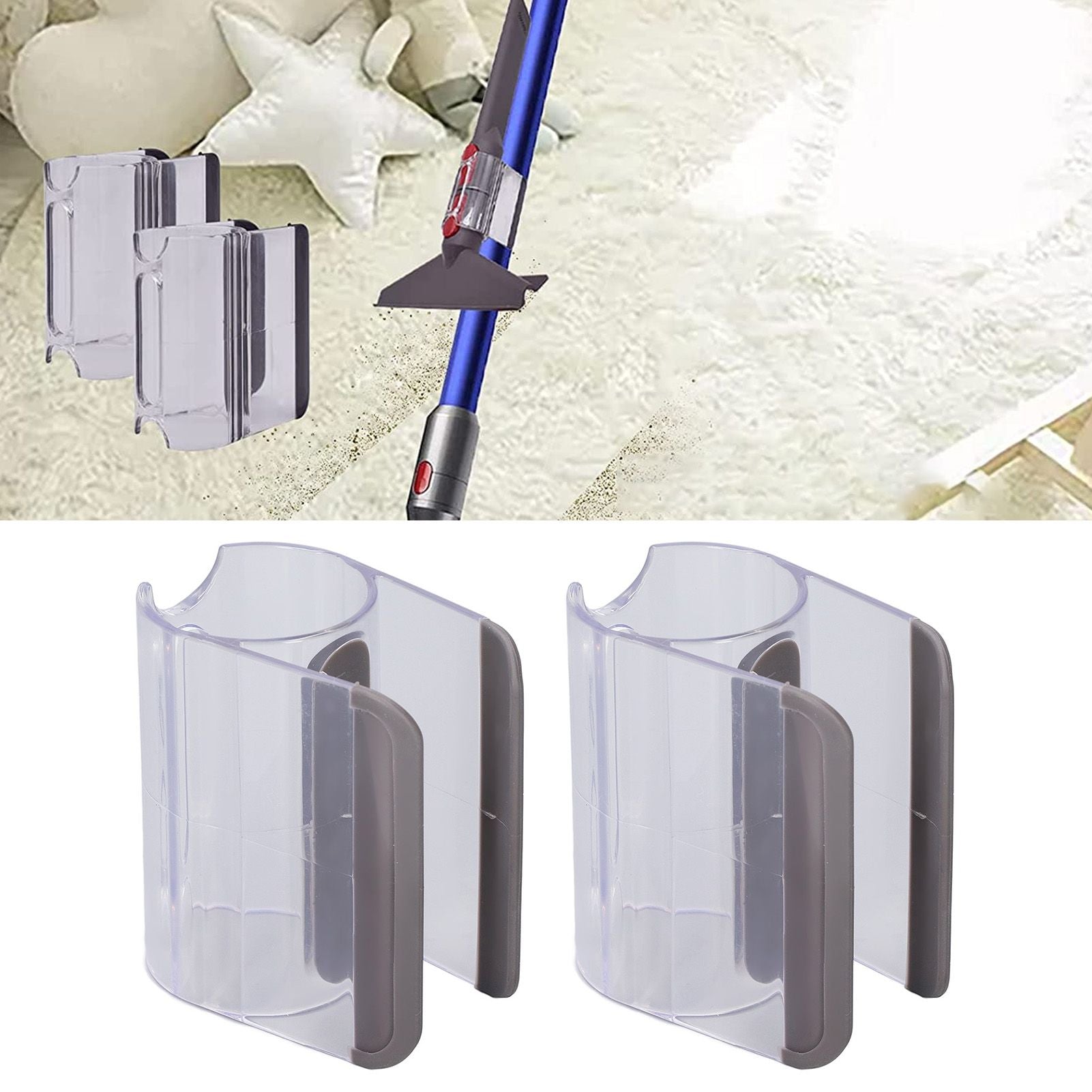 2PCS Vacuum Cleaner Attachment Stick Clip Vacuum Cleaner Accessory Holder for V7 V8 V10 V11 V1294-YM0523-3113220003911