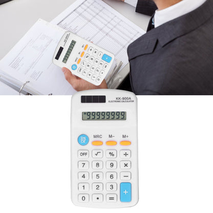 Mini Calculators Handheld 8 Digit with LCD Display Sensitive Button Solar Battery Dual Power for Office V1294-YM0523-3113220006011