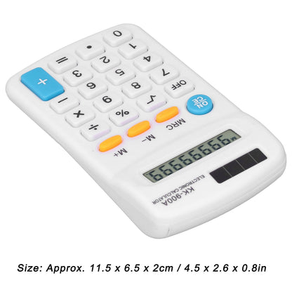 Mini Calculators Handheld 8 Digit with LCD Display Sensitive Button Solar Battery Dual Power for Office V1294-YM0523-3113220006011