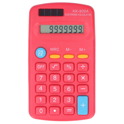 Mini Calculators Handheld 8 Digit with LCD Display Sensitive Button Solar Battery Dual Power for Office V1294-YM0523-3113220006012