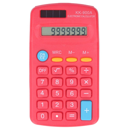 Mini Calculators Handheld 8 Digit with LCD Display Sensitive Button Solar Battery Dual Power for Office V1294-YM0523-3113220006012