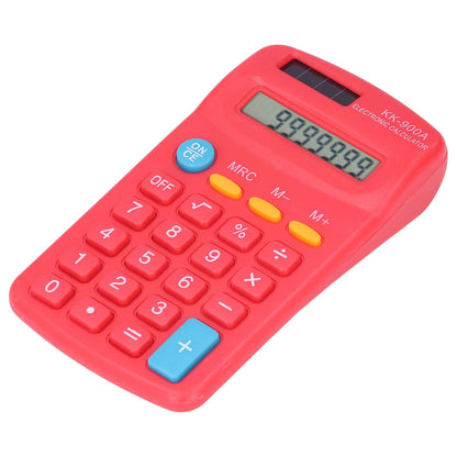 Mini Calculators Handheld 8 Digit with LCD Display Sensitive Button Solar Battery Dual Power for Office V1294-YM0523-3113220006012