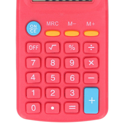 Mini Calculators Handheld 8 Digit with LCD Display Sensitive Button Solar Battery Dual Power for Office V1294-YM0523-3113220006012