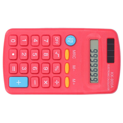 Mini Calculators Handheld 8 Digit with LCD Display Sensitive Button Solar Battery Dual Power for Office V1294-YM0523-3113220006012