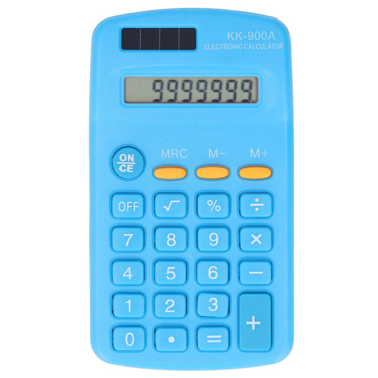 Mini Calculators Handheld 8 Digit with LCD Display Sensitive Button Solar Battery Dual Power for Office V1294-YM0523-3113220006013