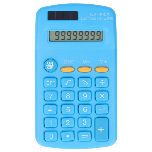 Mini Calculators Handheld 8 Digit with LCD Display Sensitive Button Solar Battery Dual Power for Office V1294-YM0523-3113220006013
