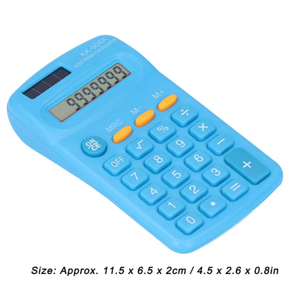 Mini Calculators Handheld 8 Digit with LCD Display Sensitive Button Solar Battery Dual Power for Office V1294-YM0523-3113220006013