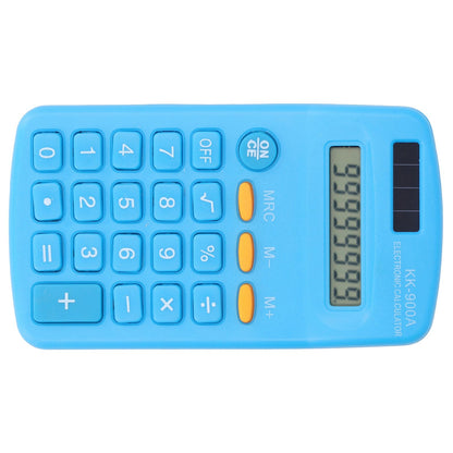 Mini Calculators Handheld 8 Digit with LCD Display Sensitive Button Solar Battery Dual Power for Office V1294-YM0523-3113220006013