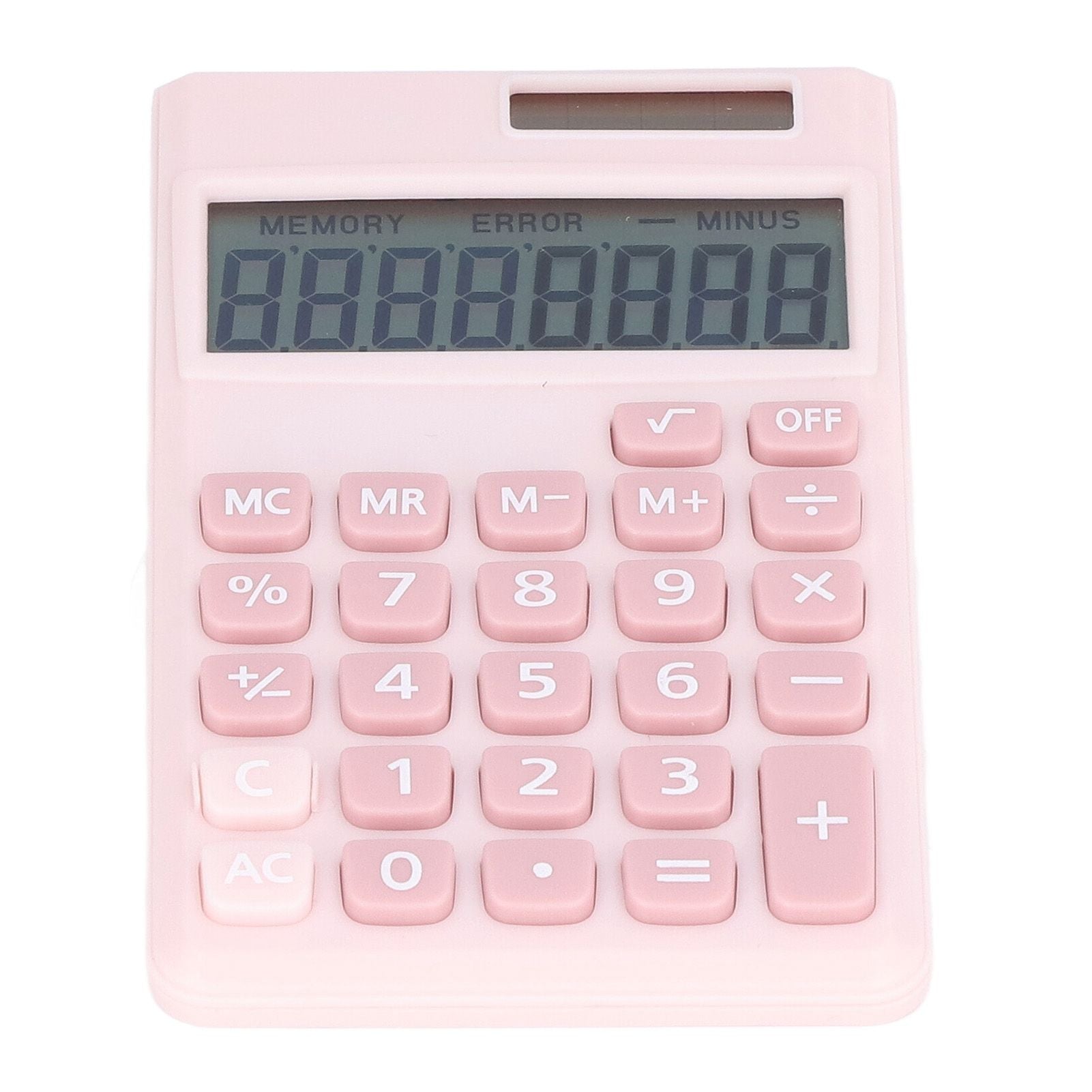 Calculators 8 Digit Solar Battery Dual Power Handheld Pocket Calculator with Large LCD Display Big Sensitive V1294-YM0523-3113220006111