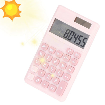 Calculators 8 Digit Solar Battery Dual Power Handheld Pocket Calculator with Large LCD Display Big Sensitive V1294-YM0523-3113220006111