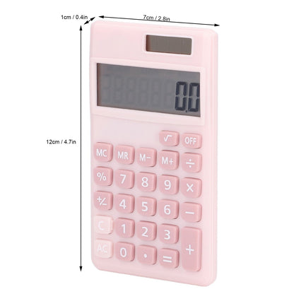 Calculators 8 Digit Solar Battery Dual Power Handheld Pocket Calculator with Large LCD Display Big Sensitive V1294-YM0523-3113220006111