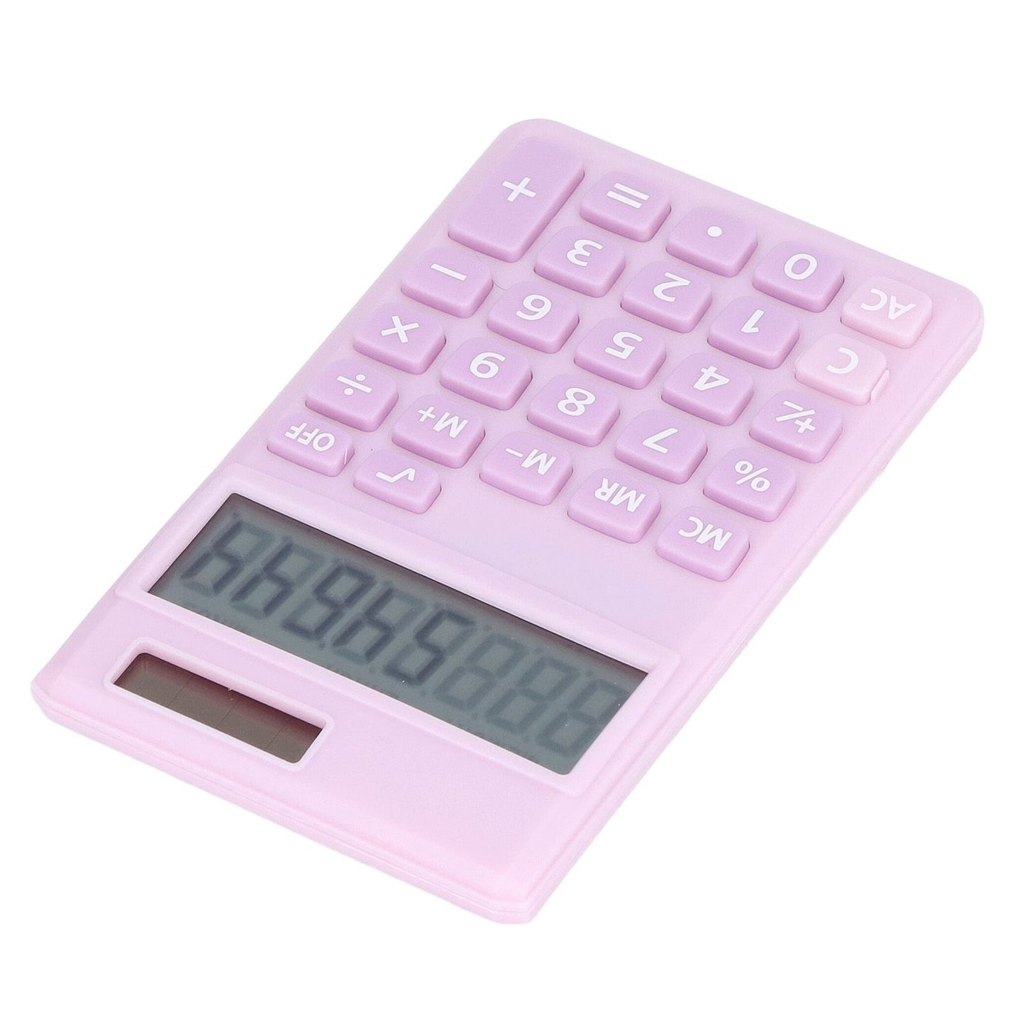 Calculators 8 Digit Solar Battery Dual Power Handheld Pocket Calculator with Large LCD Display Big Sensitive V1294-YM0523-3113220006112