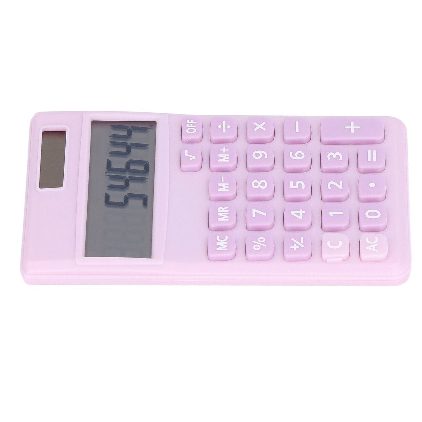 Calculators 8 Digit Solar Battery Dual Power Handheld Pocket Calculator with Large LCD Display Big Sensitive V1294-YM0523-3113220006112