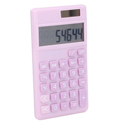 Calculators 8 Digit Solar Battery Dual Power Handheld Pocket Calculator with Large LCD Display Big Sensitive V1294-YM0523-3113220006112