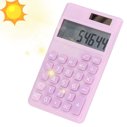 Calculators 8 Digit Solar Battery Dual Power Handheld Pocket Calculator with Large LCD Display Big Sensitive V1294-YM0523-3113220006112
