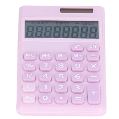 Calculators 8 Digit Solar Battery Dual Power Handheld Pocket Calculator with Large LCD Display Big Sensitive V1294-YM0523-3113220006112