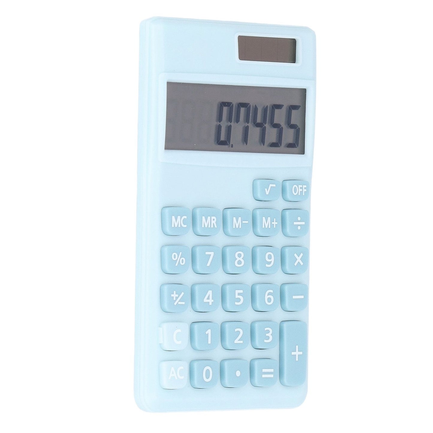 Calculators 8 Digit Solar Battery Dual Power Handheld Pocket Calculator with Large LCD Display Big Sensitive V1294-YM0523-3113220006113