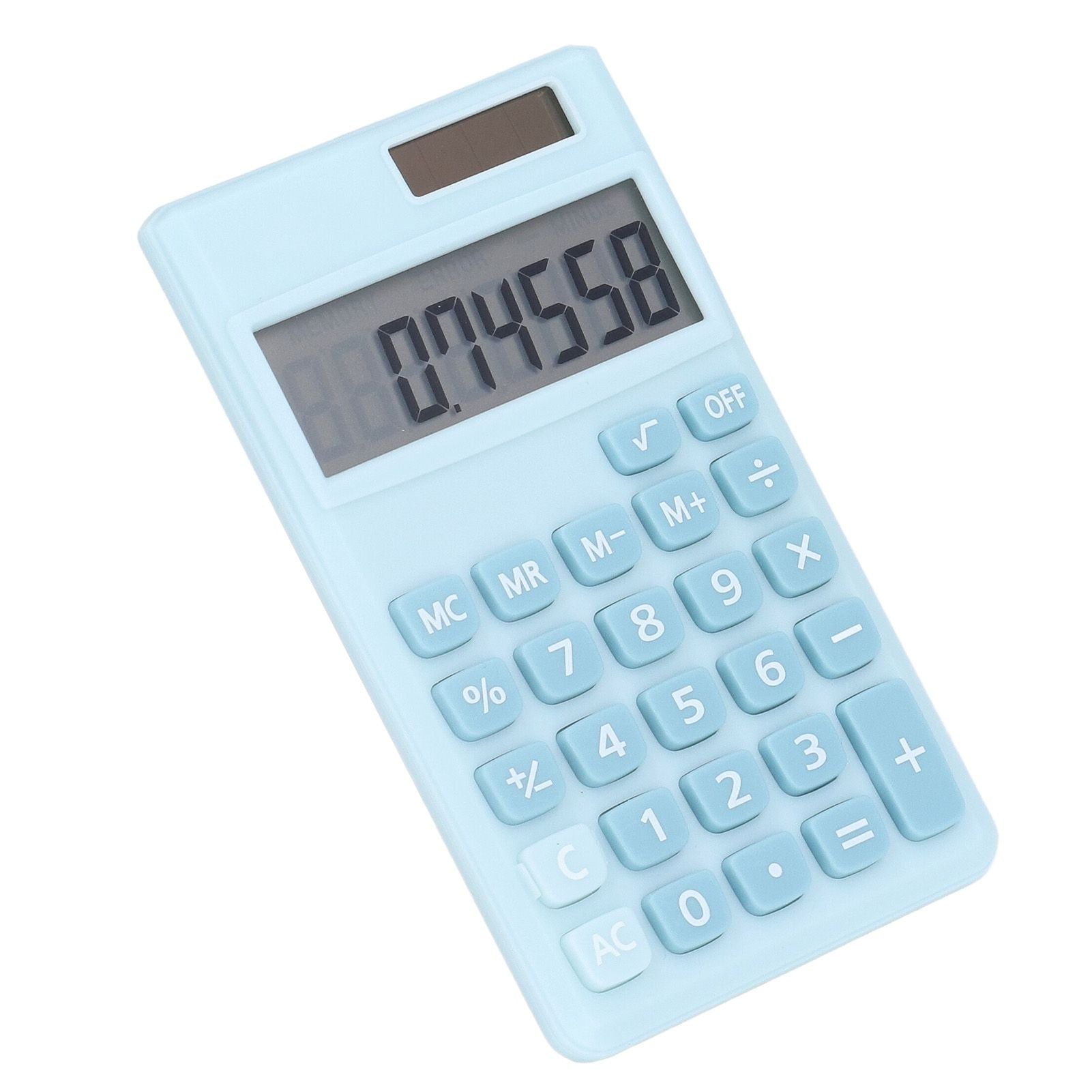 Calculators 8 Digit Solar Battery Dual Power Handheld Pocket Calculator with Large LCD Display Big Sensitive V1294-YM0523-3113220006113