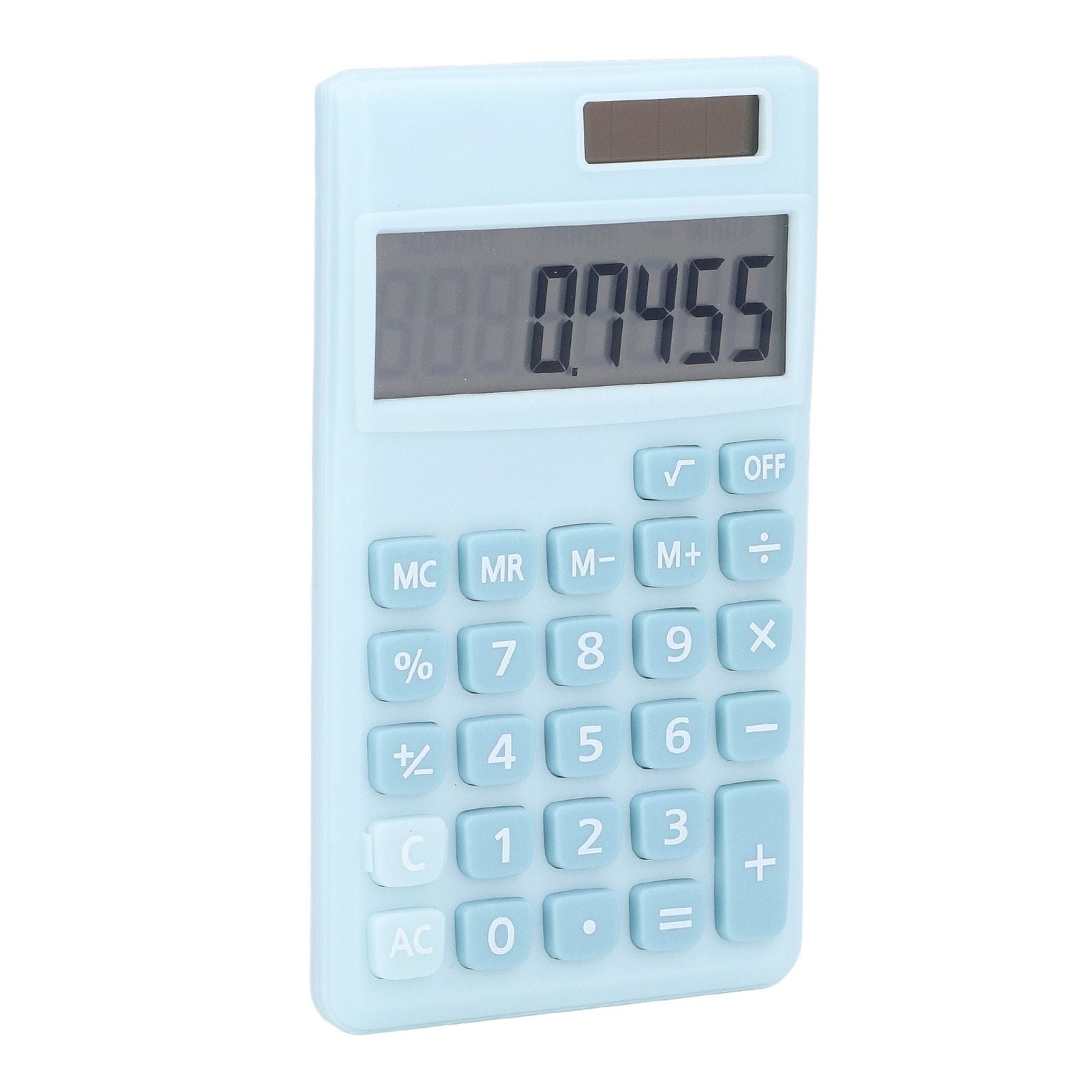 Calculators 8 Digit Solar Battery Dual Power Handheld Pocket Calculator with Large LCD Display Big Sensitive V1294-YM0523-3113220006113