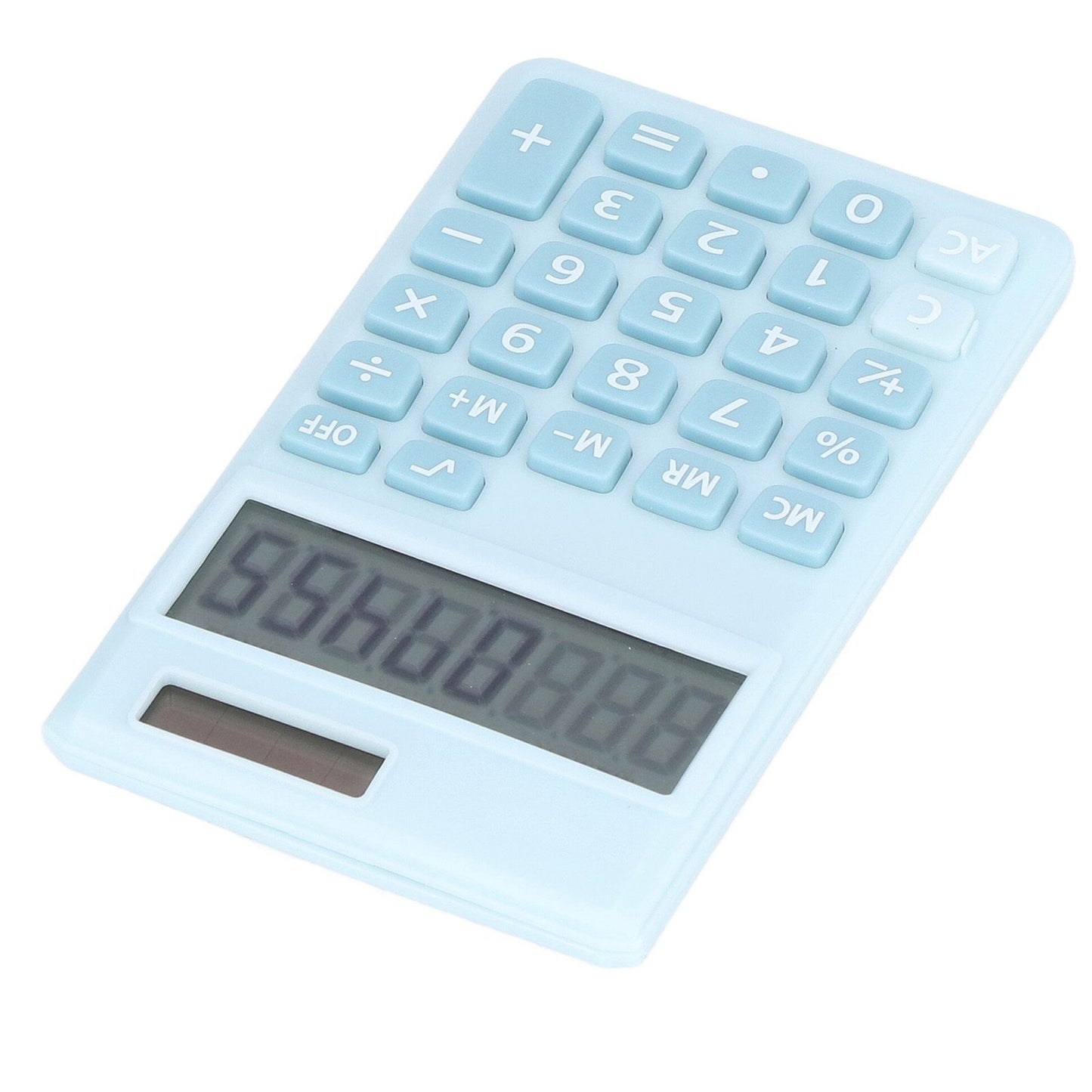 Calculators 8 Digit Solar Battery Dual Power Handheld Pocket Calculator with Large LCD Display Big Sensitive V1294-YM0523-3113220006113