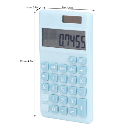 Calculators 8 Digit Solar Battery Dual Power Handheld Pocket Calculator with Large LCD Display Big Sensitive V1294-YM0523-3113220006113