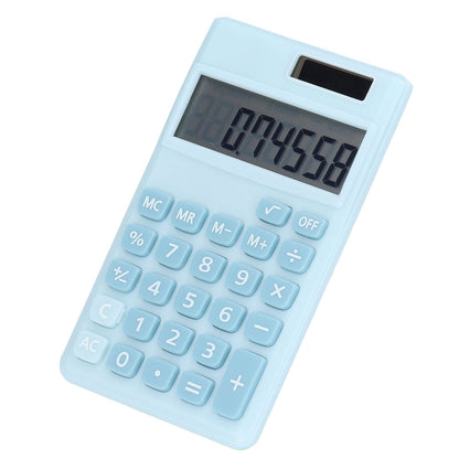 Calculators 8 Digit Solar Battery Dual Power Handheld Pocket Calculator with Large LCD Display Big Sensitive V1294-YM0523-3113220006113