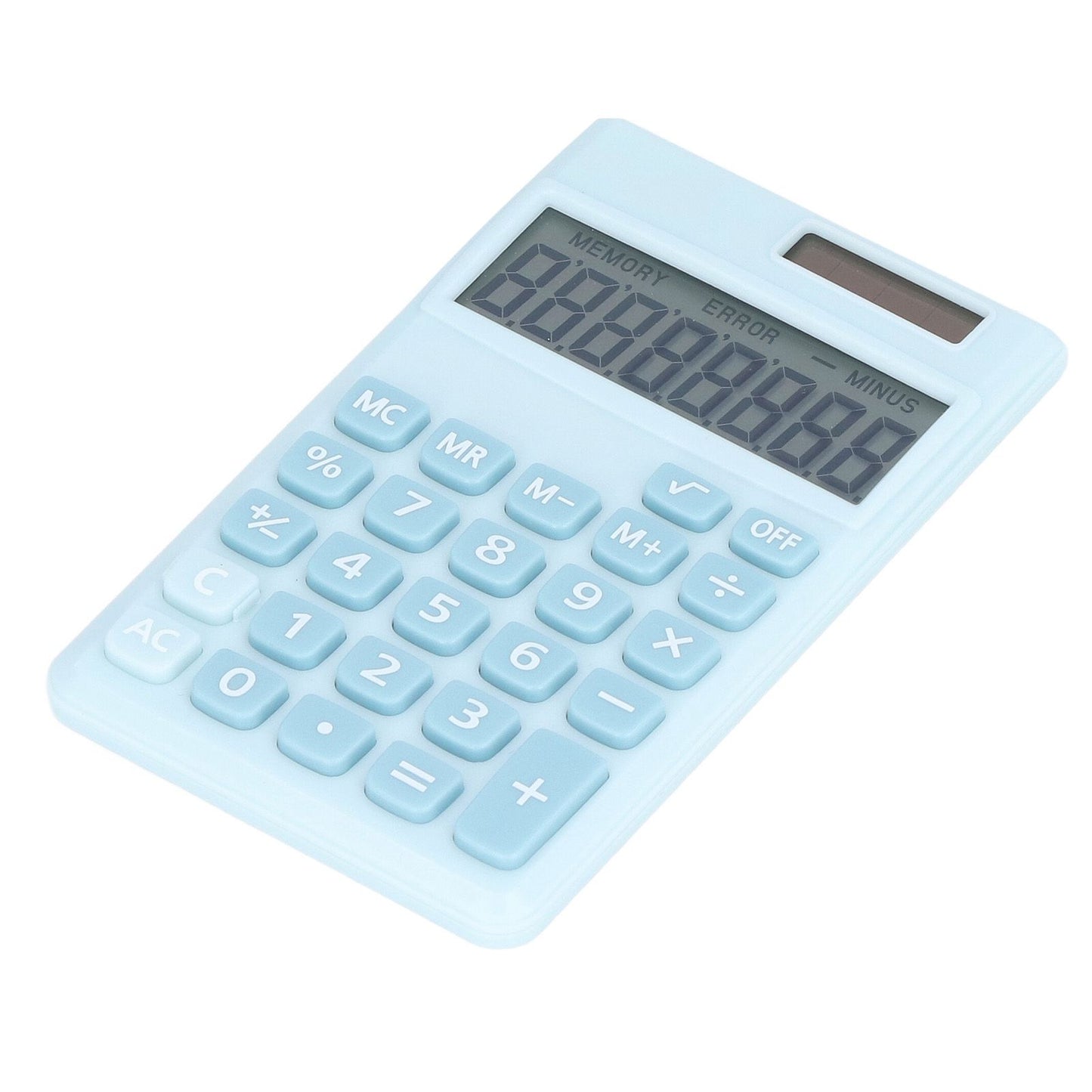 Calculators 8 Digit Solar Battery Dual Power Handheld Pocket Calculator with Large LCD Display Big Sensitive V1294-YM0523-3113220006113