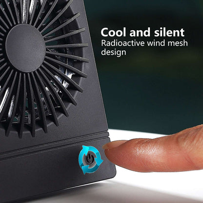 Mini Fan Multifunctional 3 Gears Small USB Desk Fan for Home Office Student Dormitory V1294-YM0523-3113220006211