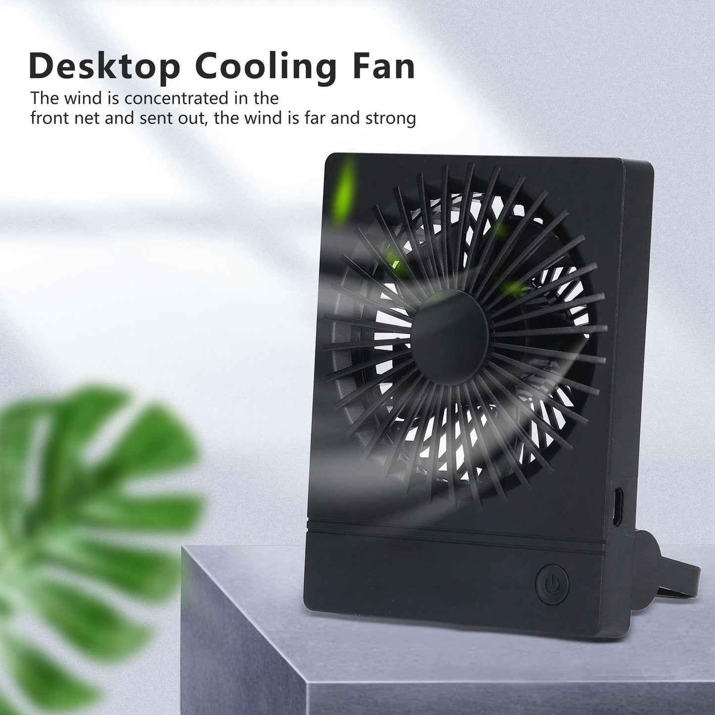 Mini Fan Multifunctional 3 Gears Small USB Desk Fan for Home Office Student Dormitory V1294-YM0523-3113220006211