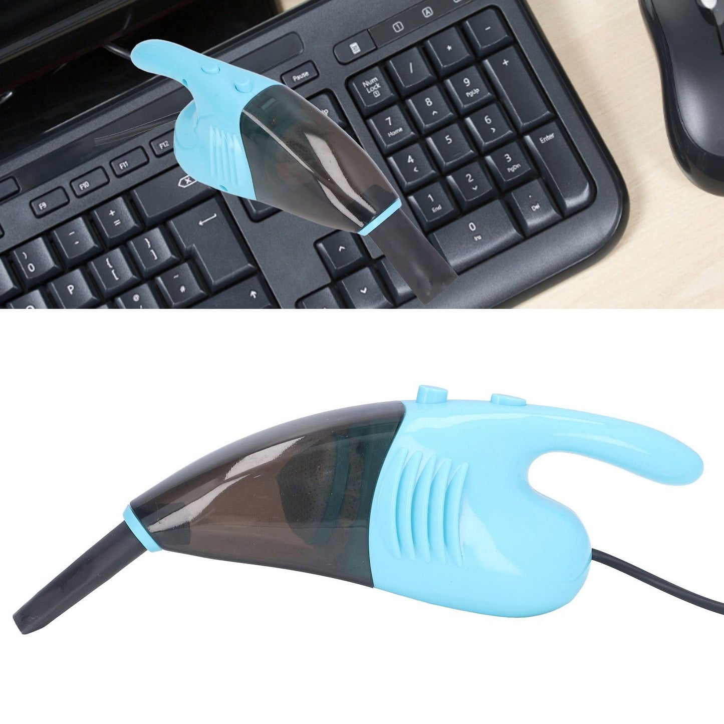 Keyboard Vacuum USB Handheld Powerful Suction Portable Energy Saving Multi Purpose Quick Cleaning Mini V1294-YM0523-3113220006311