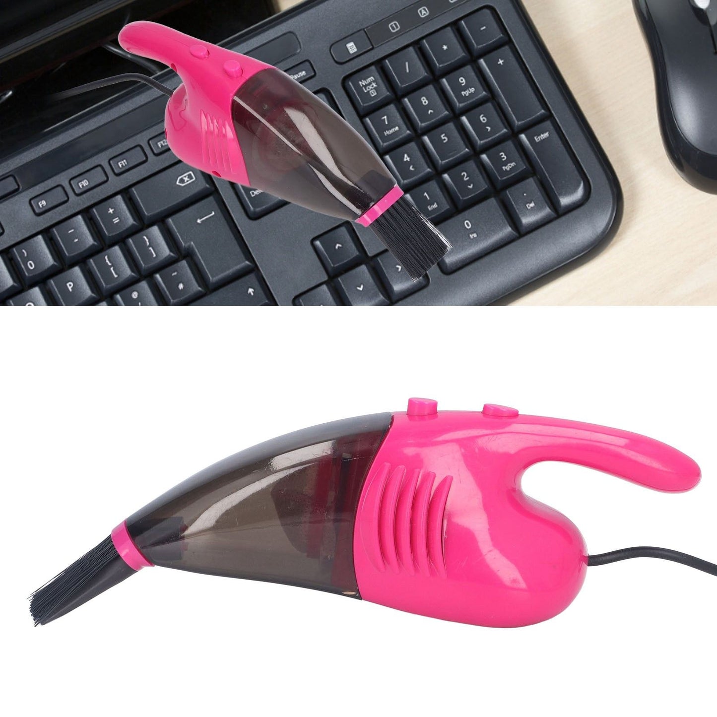 Keyboard Vacuum USB Handheld Powerful Suction Portable Energy Saving Multi Purpose Quick Cleaning Mini V1294-YM0523-3113220006312