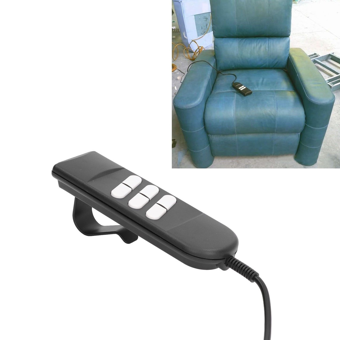 Remote Handset Controller Remote Hand Control with 6 Button for Lift Chairs Power Recliners Electric Sofa V1294-YM0523-3113220009511