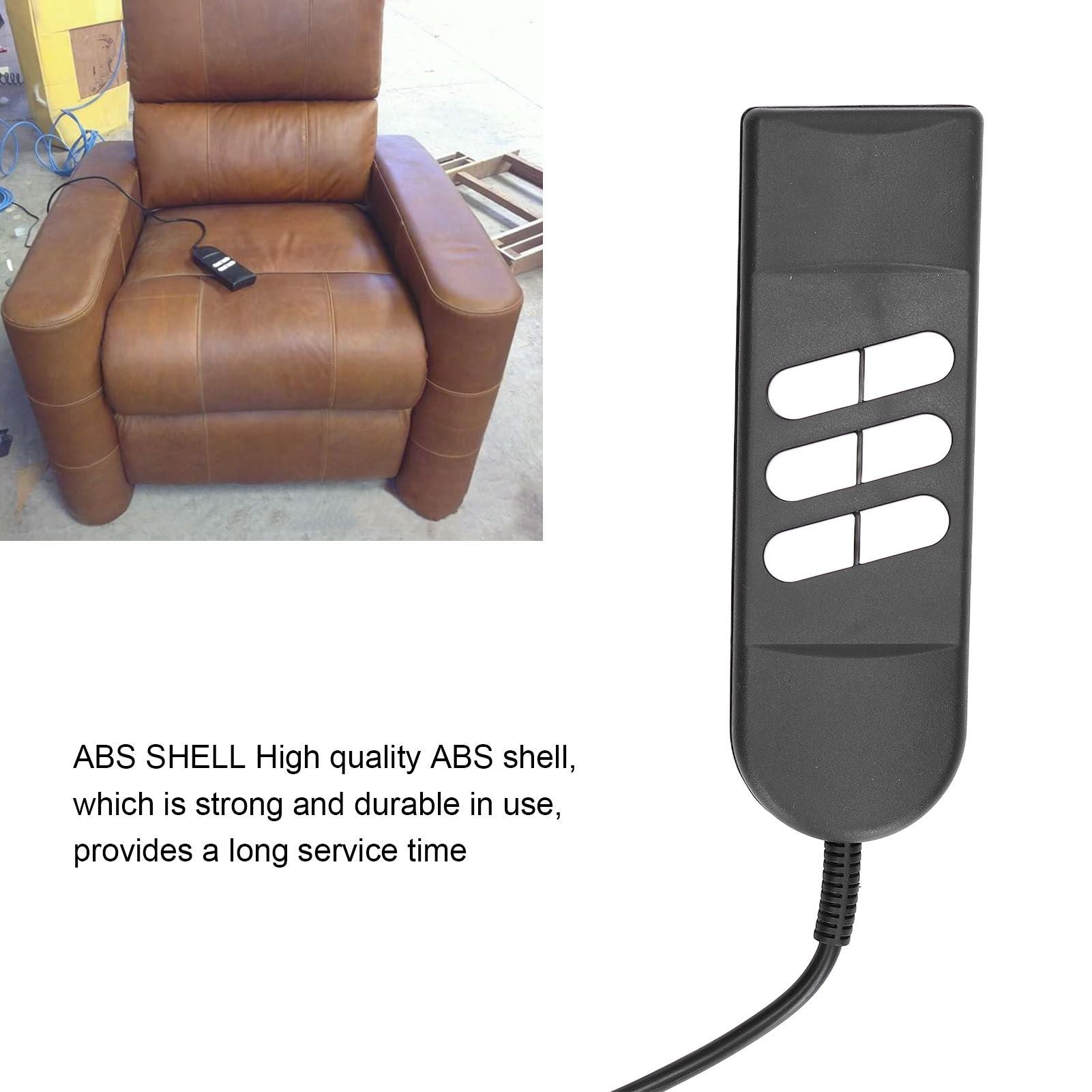 Remote Handset Controller Remote Hand Control with 6 Button for Lift Chairs Power Recliners Electric Sofa V1294-YM0523-3113220009511