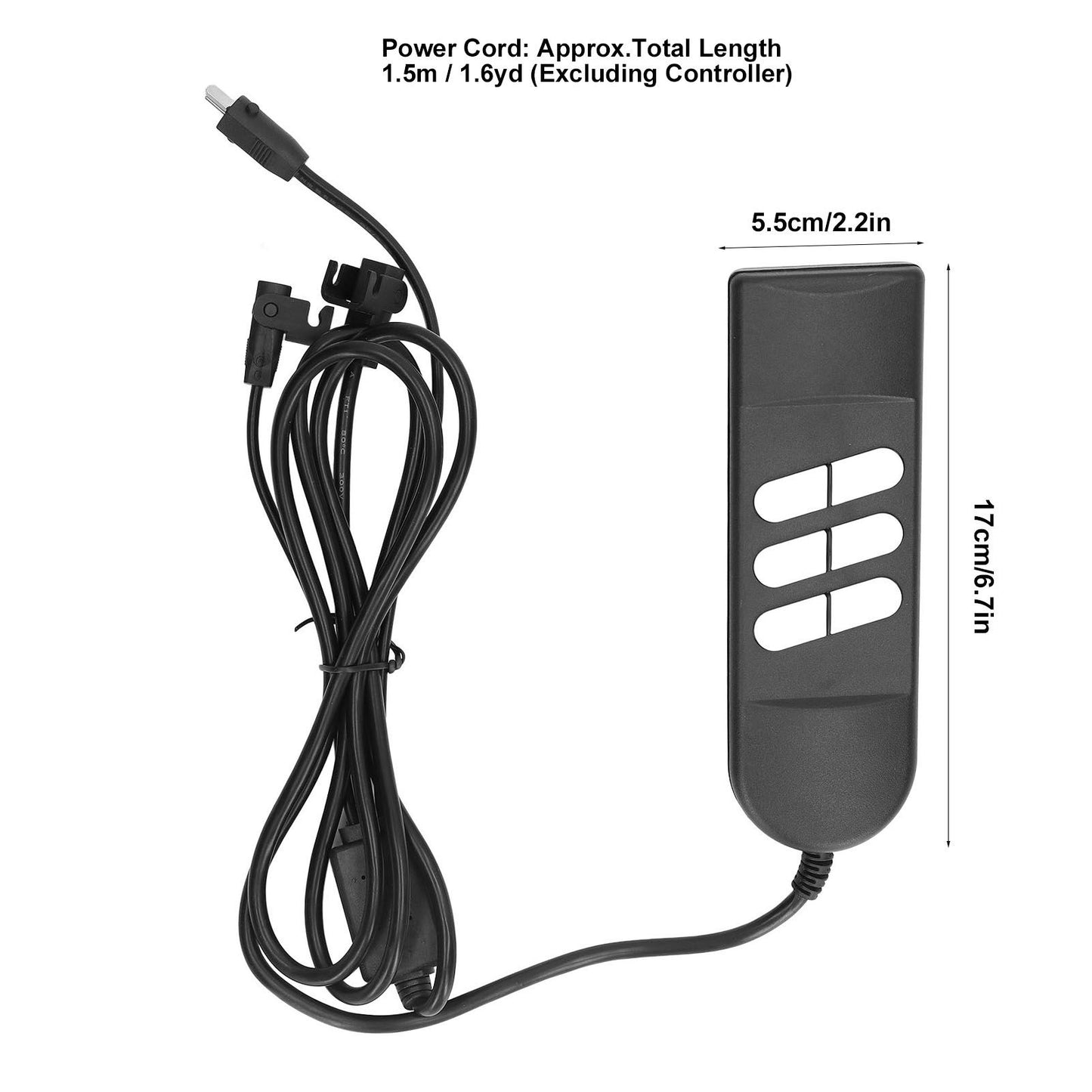 Electric Chair Remote Control 6 Button 1 To 2 Electric Lift Sofa Recliner Controller Operator for Medical V1294-YM0523-3113220009611