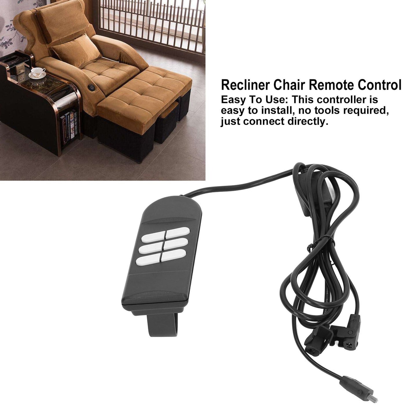 Electric Chair Remote Control 6 Button 1 To 2 Electric Lift Sofa Recliner Controller Operator for Medical V1294-YM0523-3113220009611