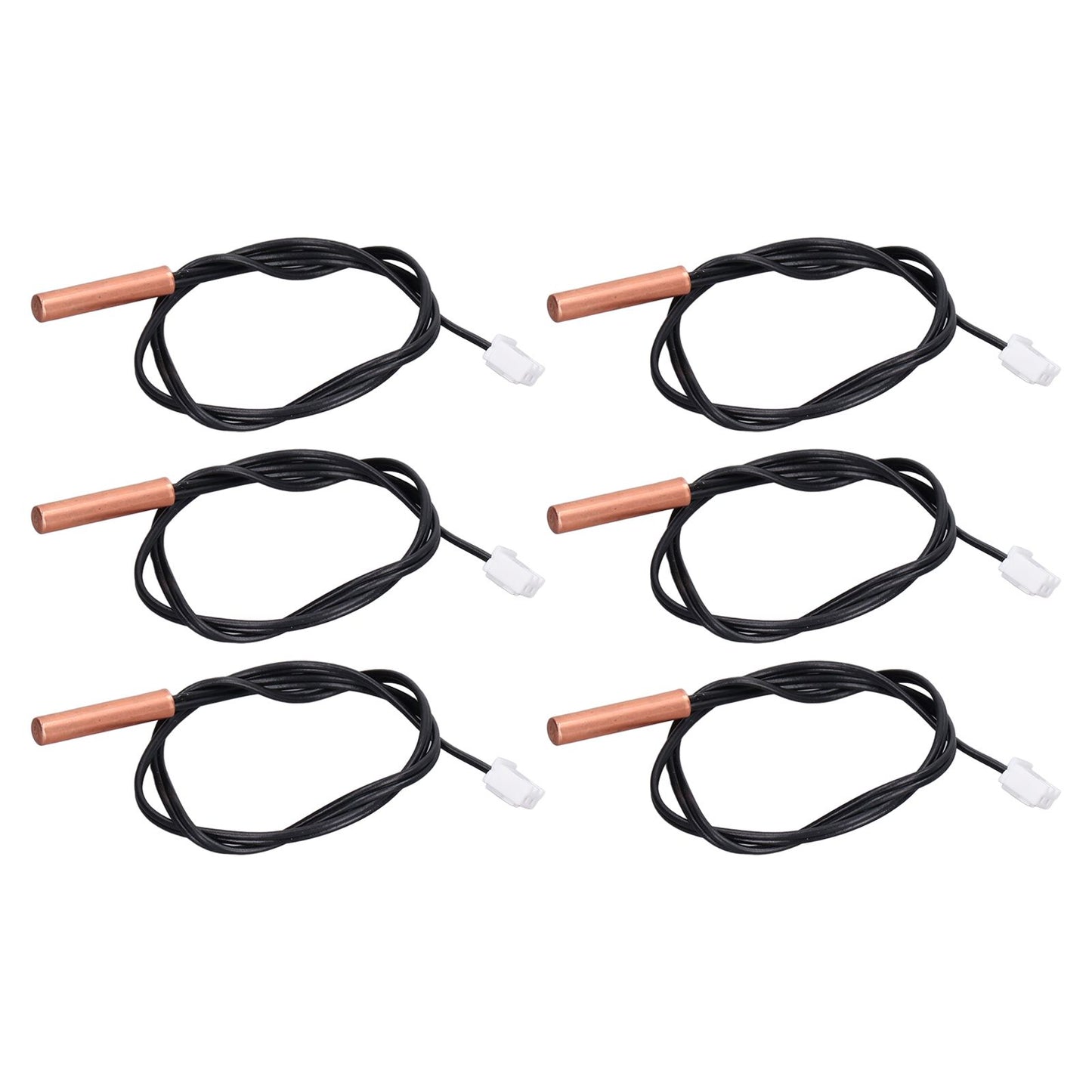 10Pcs 10K Temp Sensor Probe PVC Copper Waterproof NTC Thermistor Probes for Air Conditioner V1294-YM0523-3113220010911