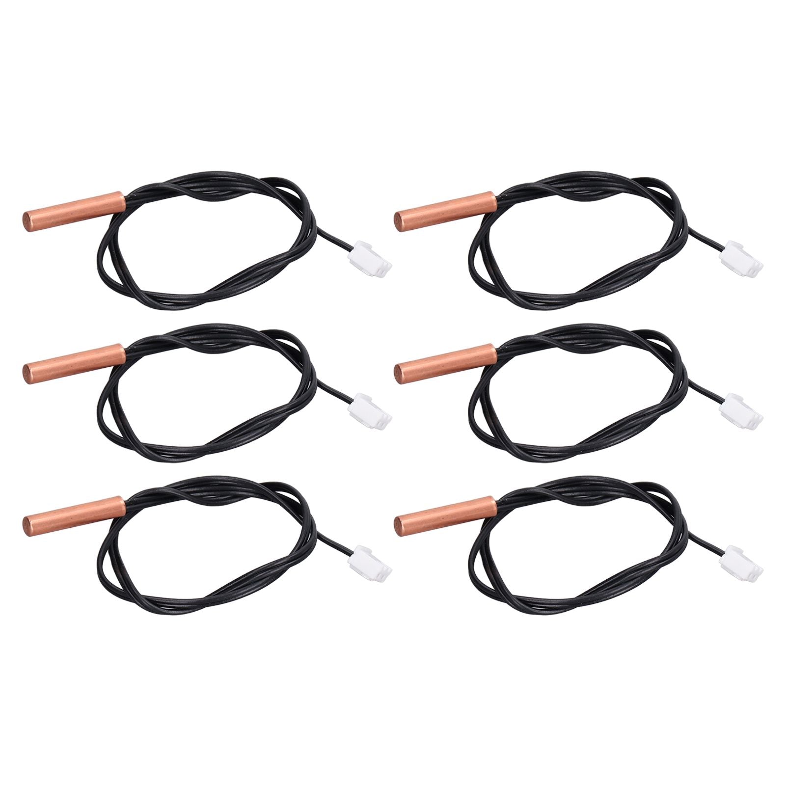 10Pcs 10K Temp Sensor Probe PVC Copper Waterproof NTC Thermistor Probes for Air Conditioner V1294-YM0523-3113220010911