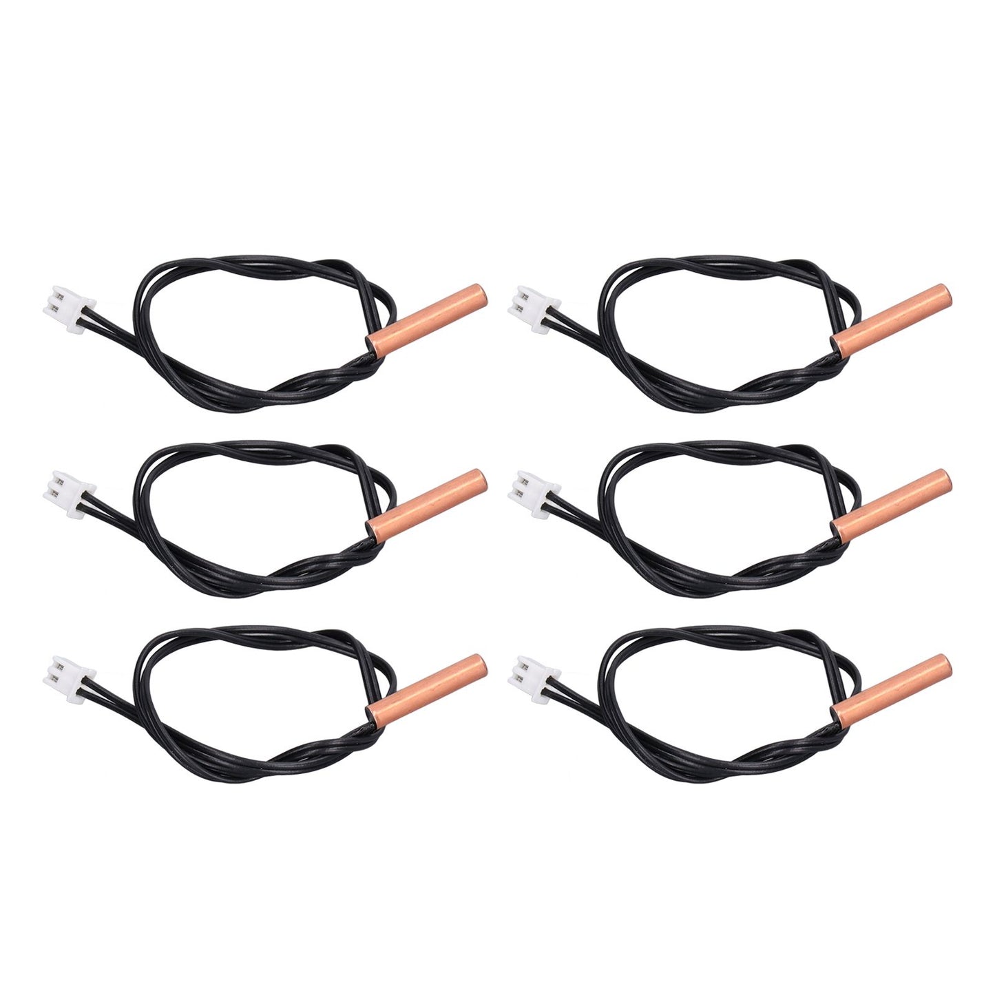 10Pcs 10K Temp Sensor Probe PVC Copper Waterproof NTC Thermistor Probes for Air Conditioner V1294-YM0523-3113220010911