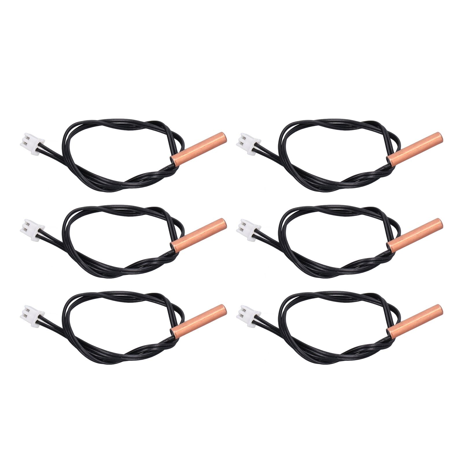 10Pcs 10K Temp Sensor Probe PVC Copper Waterproof NTC Thermistor Probes for Air Conditioner V1294-YM0523-3113220010911