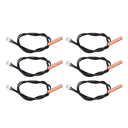 10Pcs 10K Temp Sensor Probe PVC Copper Waterproof NTC Thermistor Probes for Air Conditioner V1294-YM0523-3113220010911