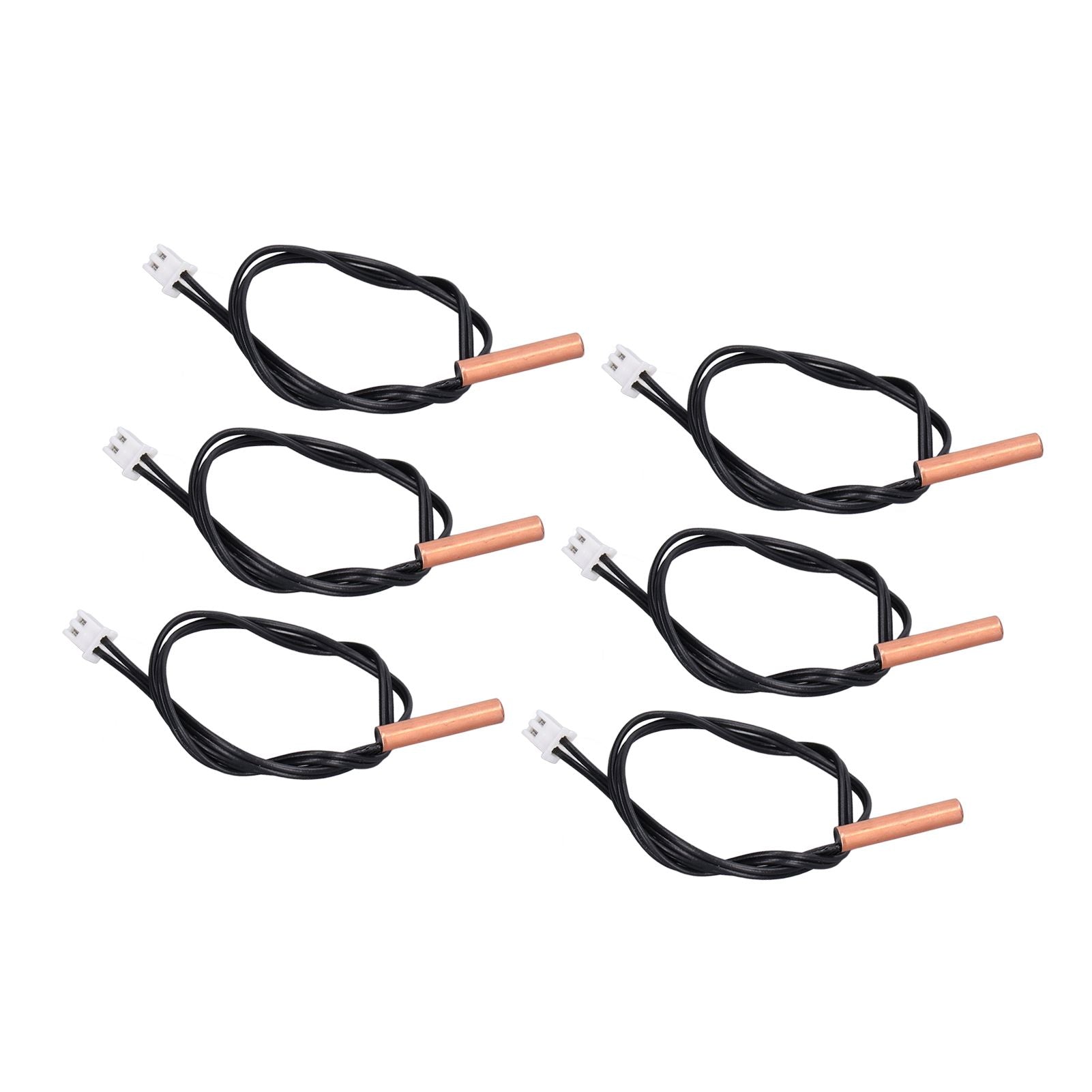 10Pcs 10K Temp Sensor Probe PVC Copper Waterproof NTC Thermistor Probes for Air Conditioner V1294-YM0523-3113220010911