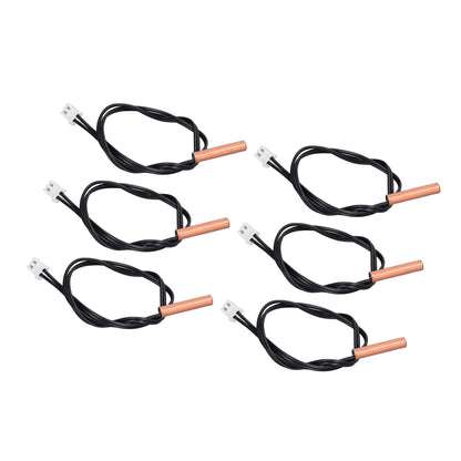 10Pcs 10K Temp Sensor Probe PVC Copper Waterproof NTC Thermistor Probes for Air Conditioner V1294-YM0523-3113220010911